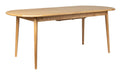 Zuiver Uitschuifbare Ovale Eettafel Twist 185-240 x 90cm