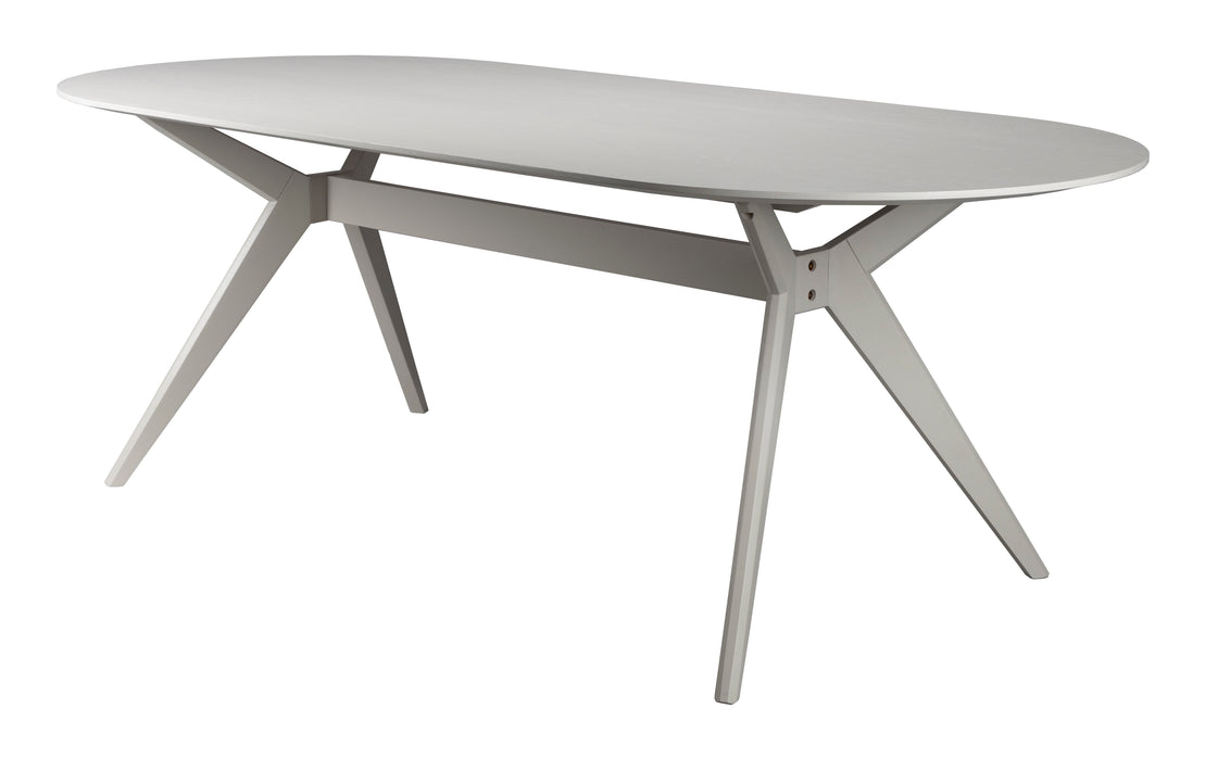 ZILT Ovale Eettafel Ciearra 220 x 95cm - Beige - Ovaal