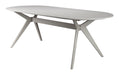 ZILT Ovale Eettafel Ciearra 220 x 95cm - Beige - Ovaal