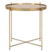Nest of Nora Salontafel Nido rond Ø48 x H48 cm glas en staal brass