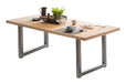 Artistiq Eettafel Alieke Met zilveren U-poot, Mangohout