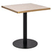 Richmond Bistrotafel Brazza Marmerlook, 70 x 70cm - Beige - ThatLyfeStyle
