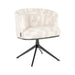 Richmond Draaibare Eetkamerstoel Cheyenne Graffic stof - Beige