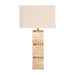 Richmond Tafellamp Jaella Travertin, 70cm - Beige