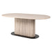 Richmond Deens Ovale Eettafel La Cantera Travertin, 200 x 100cm - Beige - Ovaal
