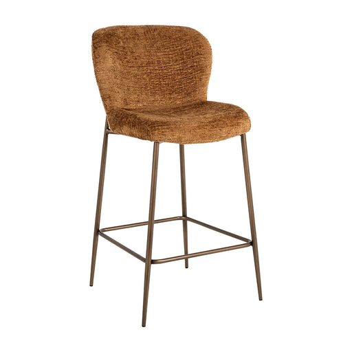 Richmond Barstoel Odarby Fusion stof - Cognac (zithoogte 68cm)