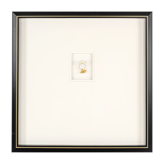 Richmond Wall Art Hanna 80 x 80cm - Zwart