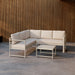 Nohr Loungeset Terah Met hoekbank en tafel - Beige