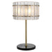 Richmond Tafellamp Feline Glas en Antique Brass, 80cm - Goud - ThatLyfeStyle