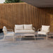 Nohr Loungeset Aleyna Met bank, 2 loungestoelen en tafel - Beige