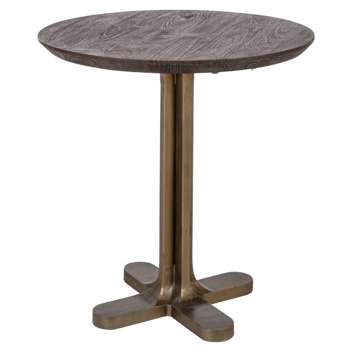 Richmond Ronde Bistrotafel Revelin Mangohout, 75cm - Donkerbruin - ThatLyfeStyle