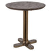 Richmond Ronde Bistrotafel Revelin Mangohout, 75cm - Donkerbruin - ThatLyfeStyle