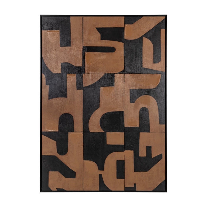 Richmond Wall Art Cascade 140 x 100cm - Bruin - ThatLyfeStyle