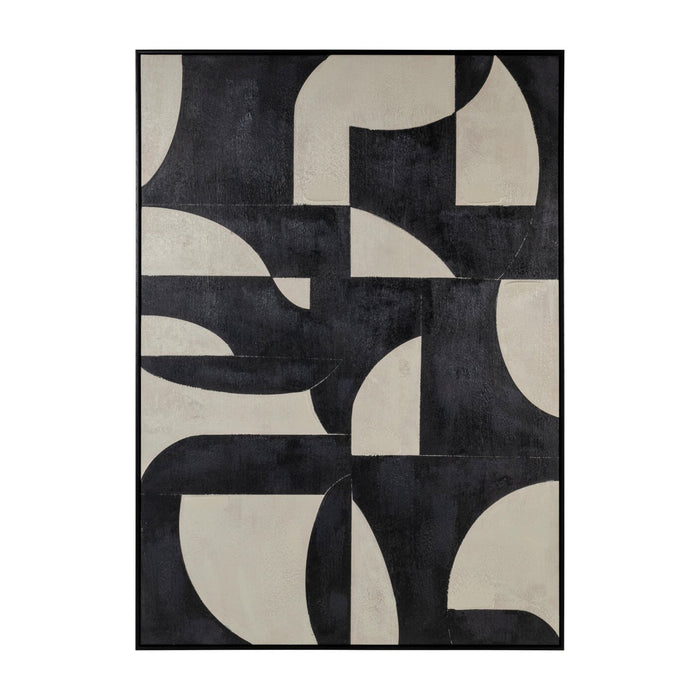 Richmond Wall Art Splendor 140 x 100cm - Zwart