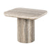 Richmond Salontafel Denizly Marmer en travertin, 65 x 50cm - Grijs