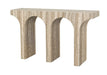 Richmond Sidetable Dulce Marmer en travertinlook, 140cm - Grijs