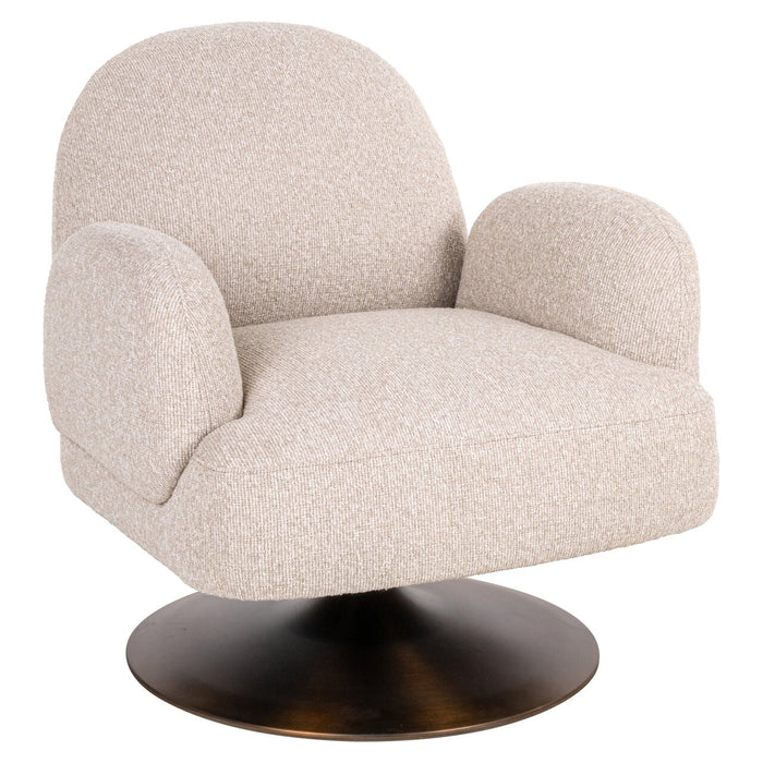 Richmond Draaifauteuil Kagney Bouclé - Bisque