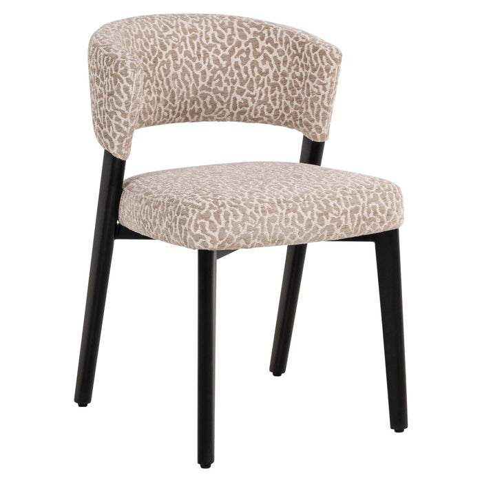 Richmond Eetkamerstoel Zeno Leopard stof - Beige