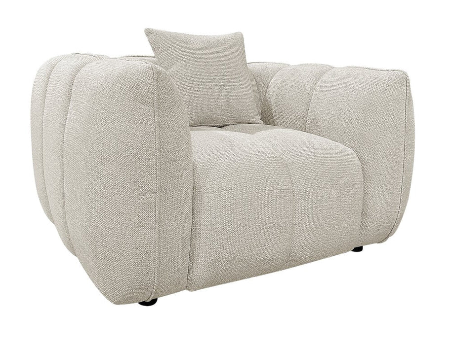 Richmond Fauteuil Jezebel Geweven stof - Crème