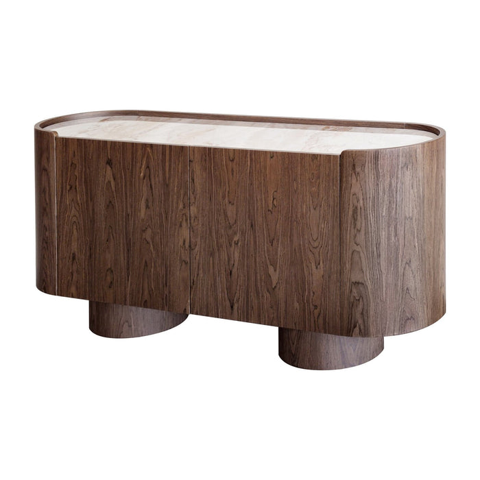 Richmond Ovaal Dressoir Callahan Keramiek, 160cm - Bruin - ThatLyfeStyle