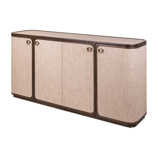 Richmond Dressoir Willox Linnen en eiken, 180cm - Bruin - ThatLyfeStyle