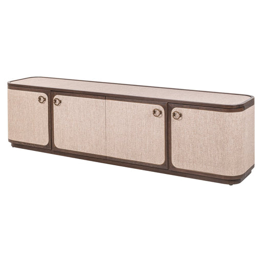 Richmond TV-meubel Willox Linnen en eiken, 190cm - Bruin - ThatLyfeStyle