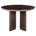 Richmond Ronde Eettafel Almundi Keramiek, Ø120cm - Chocolat Brown