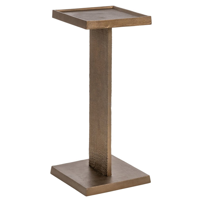 Richmond Bijzettafel Foley Brass Antique, 25 x 25cm - Goud - Vierkant