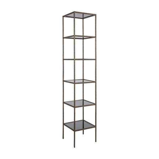Richmond Wandrek Sheridon Glas en ijzer, 200 x 40cm - Goud - ThatLyfeStyle
