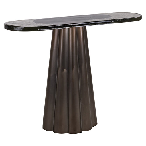 Richmond Ovale Sidetable Barwick Brass Antique, 110cm - Brons