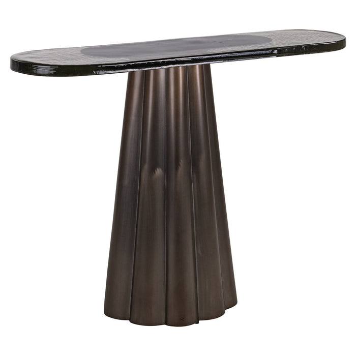 Richmond Ovale Sidetable Barwick Brass Antique, 110cm - Brons
