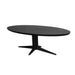 Richmond Ovale Eettafel Rayford Eikenhout, 230 x 110cm - Zwart - Ovaal