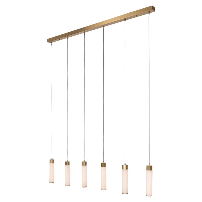 Richmond Hanglamp Elaris Albast, 6-lamps - Wit