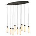 Richmond Hanglamp Chavine 9-lamps - Bronze