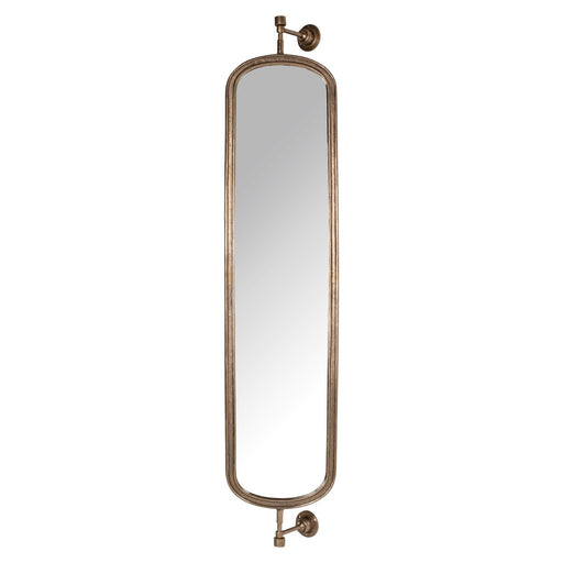 Richmond Draaibare Spiegel Hasting 192 x 41cm - Brass Antique - Ovaal - Passpiegel - ThatLyfeStyle