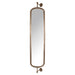 Richmond Draaibare Spiegel Hasting 192 x 41cm - Brass Antique - Ovaal - Passpiegel - ThatLyfeStyle