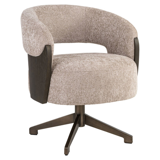Richmond Eetkamerstoel Pollux Be Easy stof en eikenlook - Sand - ThatLyfeStyle
