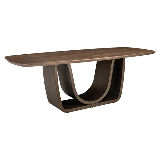 Richmond Eettafel Windsor Walnoot en Brass, 230 x 100cm