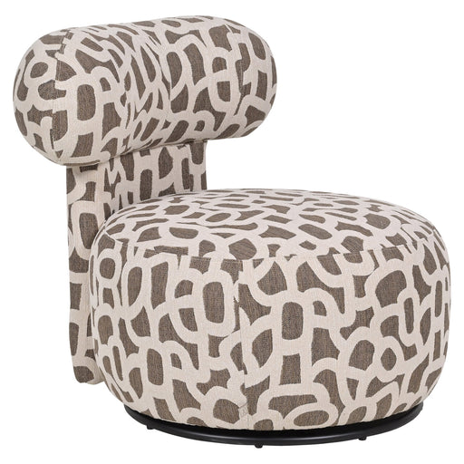 Richmond Draaifauteuil Kaya Weave - Brown - ThatLyfeStyle