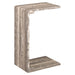 Richmond Bijzettafel Dulce Marmer, 56cm - Grijs