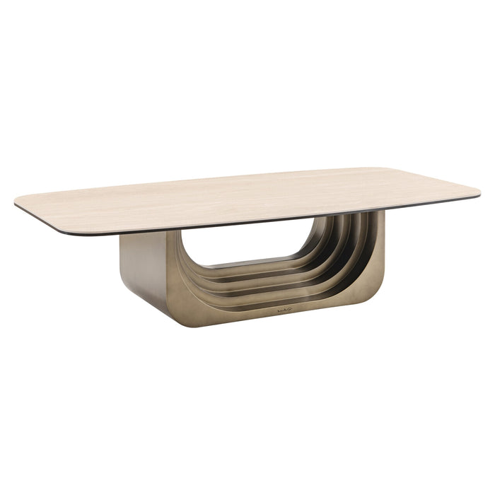Richmond Salontafel Maxfield Keramiek - Beige, 140 x 70cm