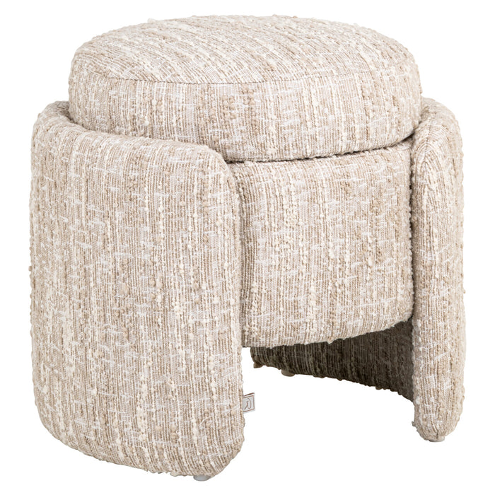 Richmond Poef Cupid - Beige Angora, 51cm