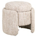 Richmond Poef Cupid - Beige Angora, 51cm