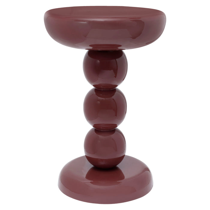 Richmond Ronde Bijzettafel Reid 40cm - Burgundy