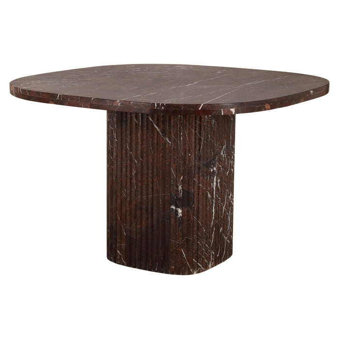 Richmond Eettafel Orchid Marmer, 120cm - Burgundy - Vierkant