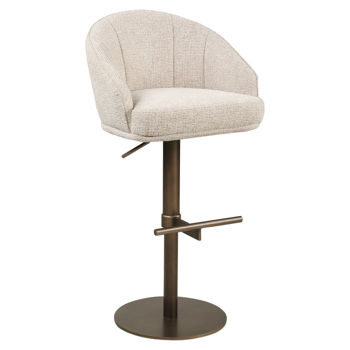 Richmond Draaibare Barstoel Beverly Fancy stof - Natural (zithoogte 58-83cm)