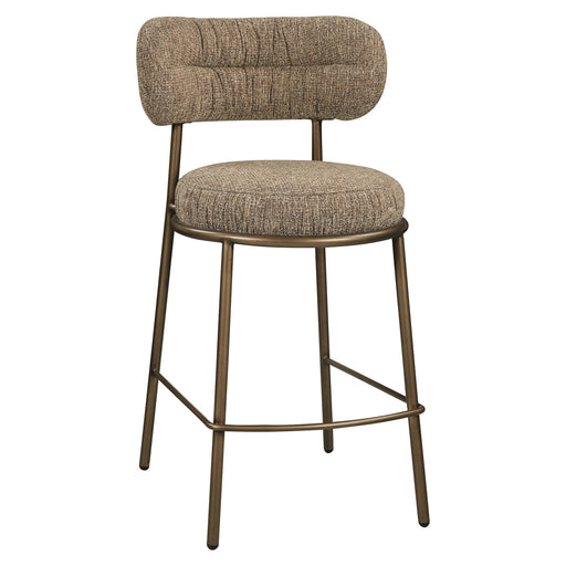 Richmond Barstoel Encanto Tweed - Brown (zithoogte 67cm) - ThatLyfeStyle