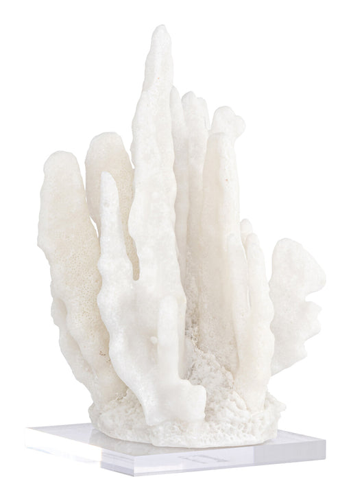 Richmond Decoratie Lilly Polyresin, 25cm - WIT
