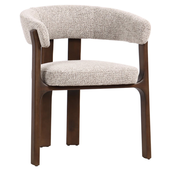 Richmond Eetkamerstoel Contigo Geweven stof - Mocca - ThatLyfeStyle