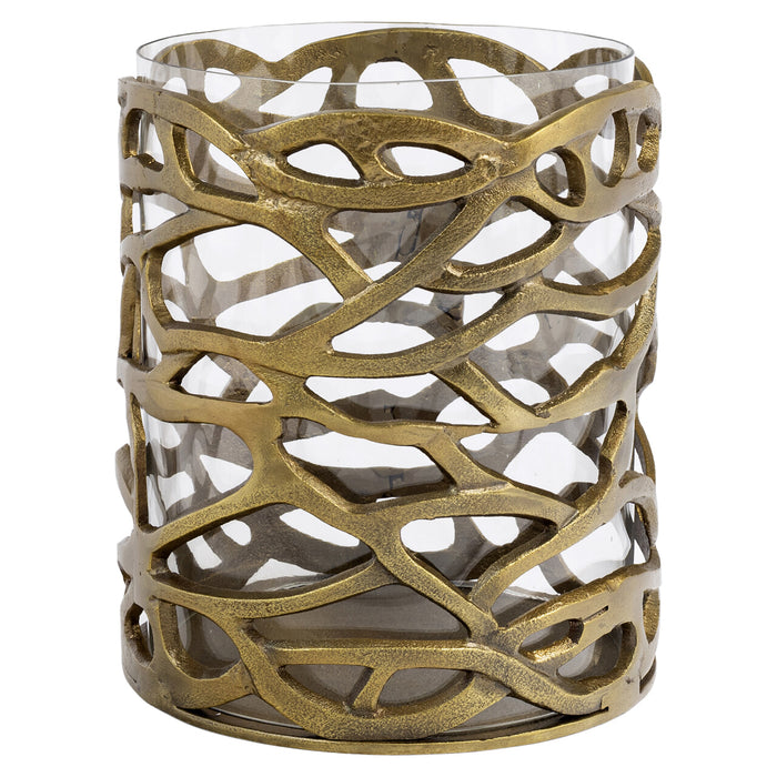 Richmond Windlicht Mase 27cm - Brass antique